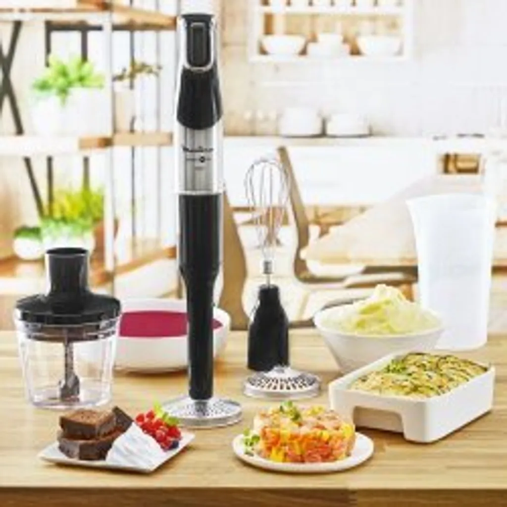 Moulinex Powelix Life Silver 1200 W Multifunctional Hand Blender with Accessories