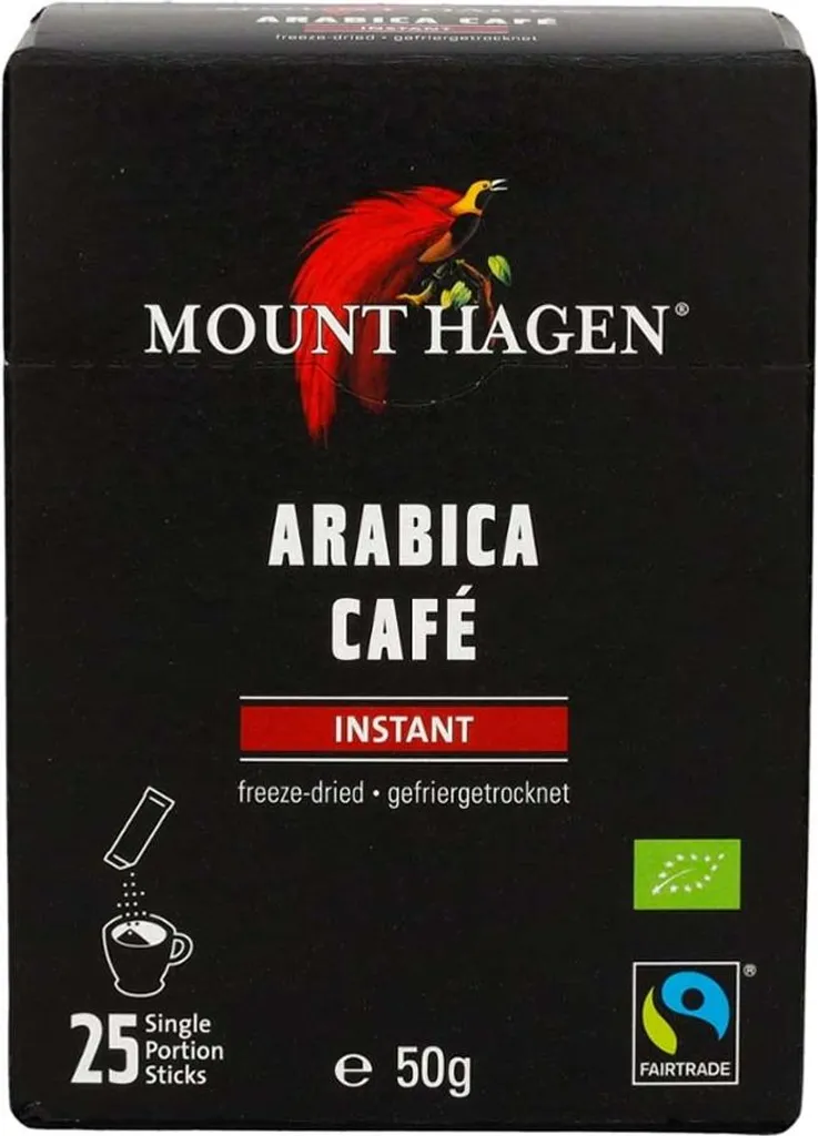 Mount Hagen Fairtrade Instant Coffee Stick - 50g
