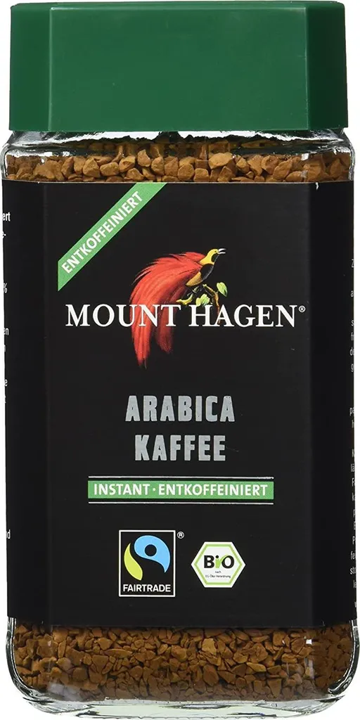 Mount Hagen instant decaffeinated coffee 100g