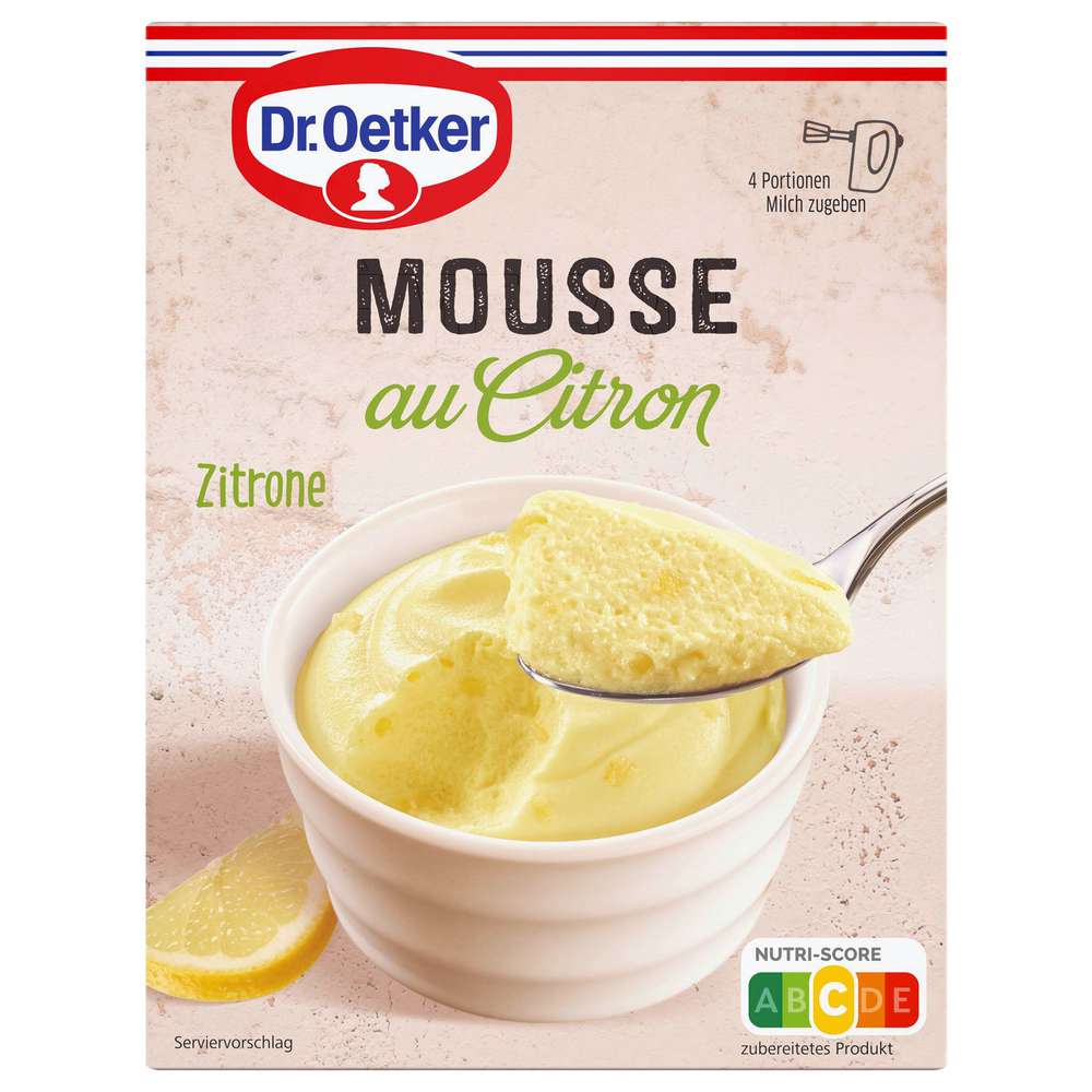 Dr. Oetker Lemon mousse