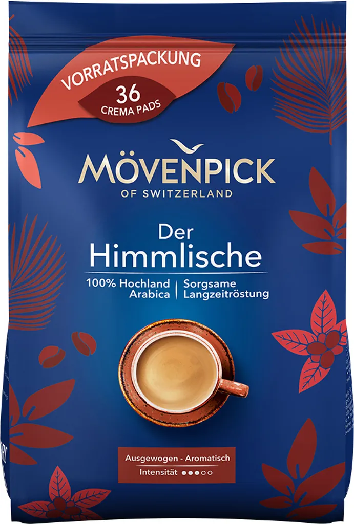 Mövenpick THE HEAVENLY Coffee Pods, 36 pieces 252g
