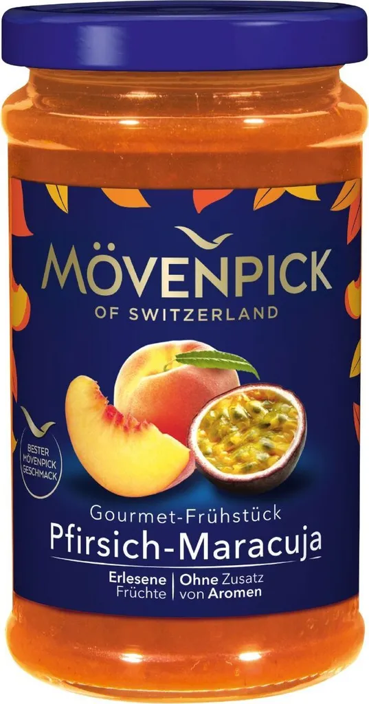 Mövenpick Gourmet Breakfast Peach and Passion Fruit, 250g