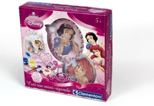 Clementoni-62145-Loisir Créatif-Princesses – Tagebuch