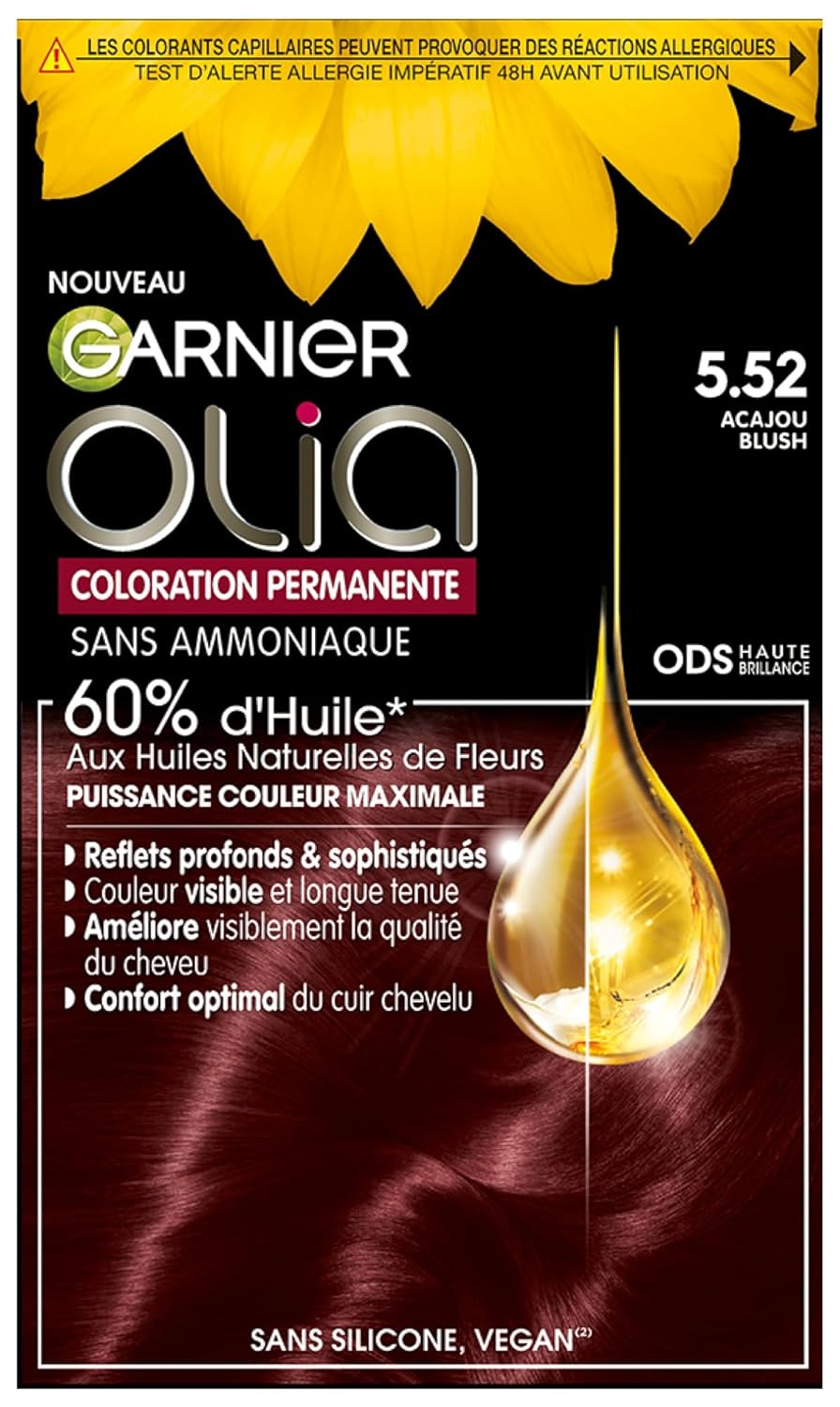 Garnier Olia Hair Color 5.52 Mahogany Blush 120g