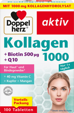 Doppelherz Collagen 1000 tablets 100 st, 136 g