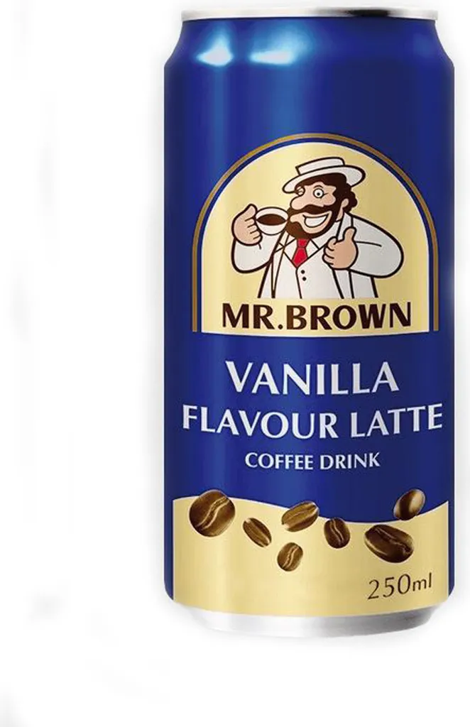 King Car Germany Mr. Brown Coffee Drink Vanilla Latte Milk Drink 250ml