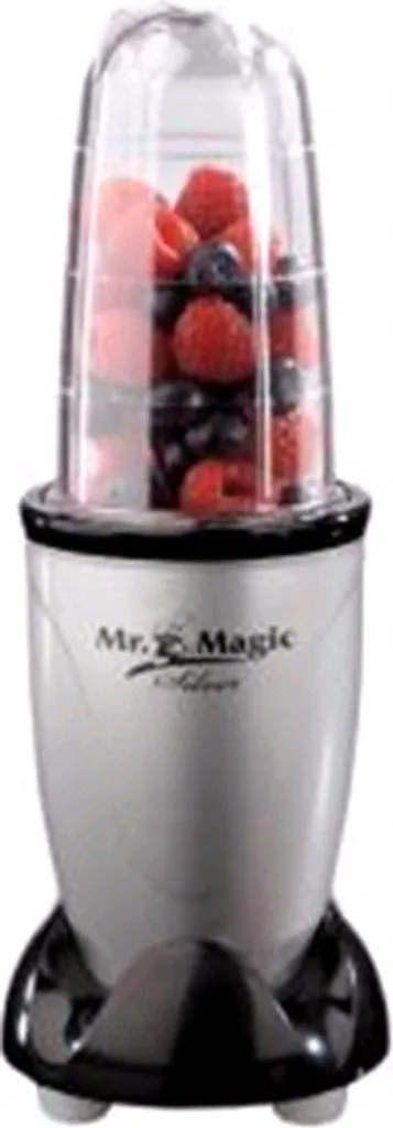 DS Produkte Mr. Magic Silver-Black, Stand Mixer, Plastic Housing, 400 Watts, 0.5 l Container, Universal Chopper Accessory, 4389