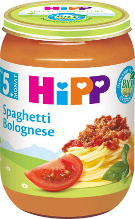HiPP Menu Spaghetti Bolognese after the 5th month, 190 g