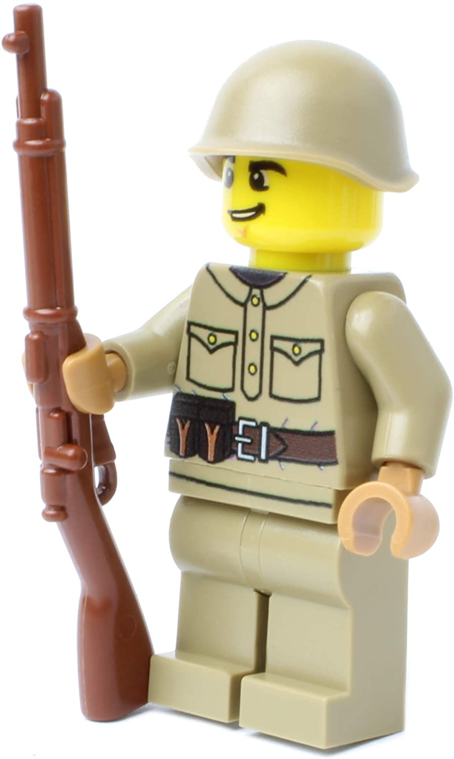 BricksStuff Ww2 Custom Russian Soldier With Brick Arms Mosin Nagant, High Quality Print