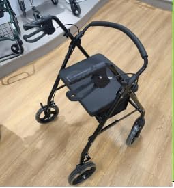 Healfith Rollator Foldable and Lightweight with Sit, Narrow Rollators for Home