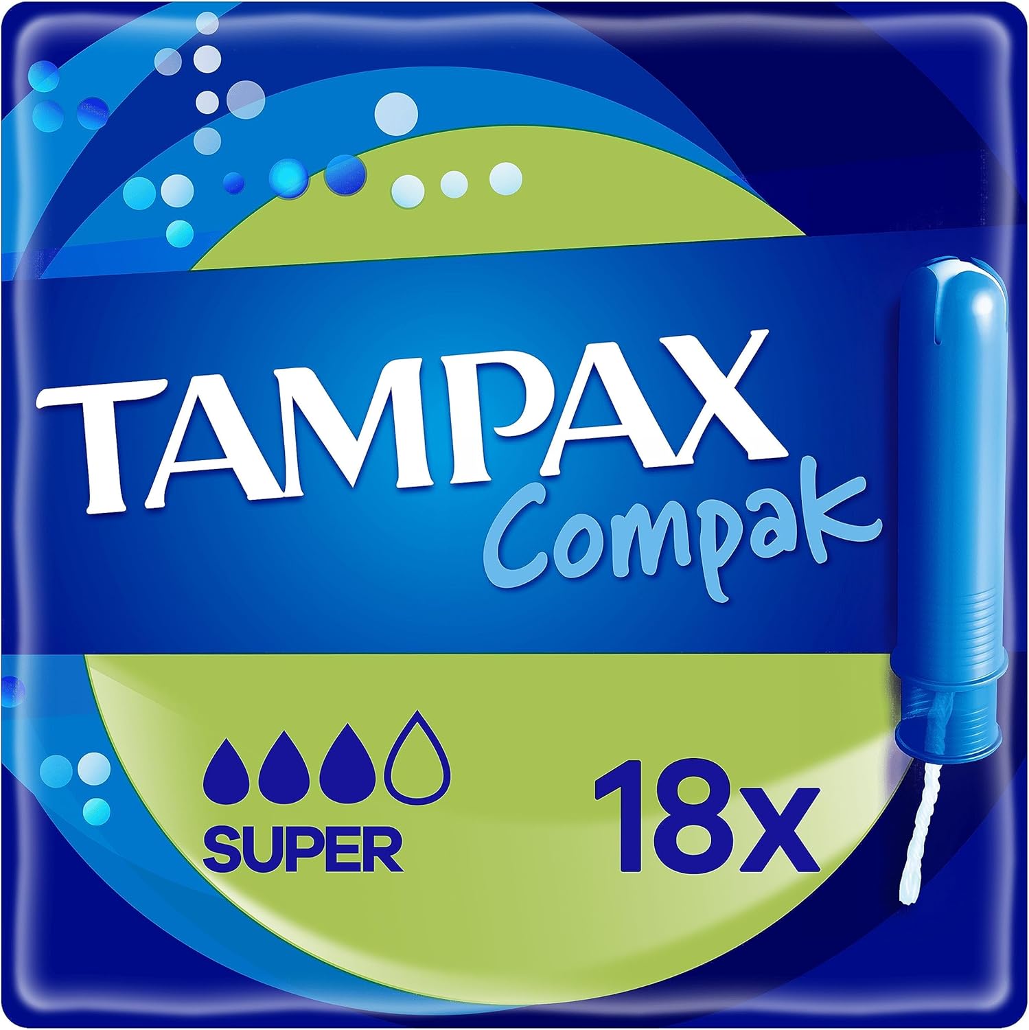 Tampax compak super 18 tampons