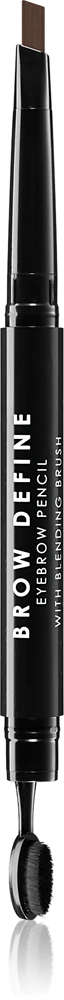 MUA Makeup Academy Brow Define eyebrow pencil with brush Farbton Dark Brown 0,25 g
