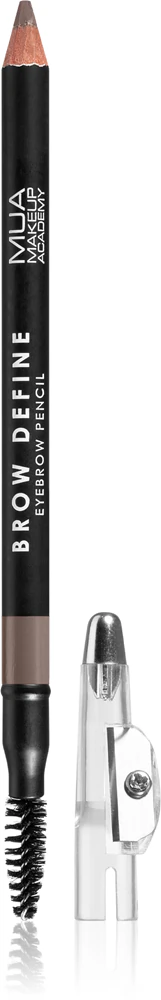 MUA Makeup Academy Brow Define long-lasting eyeliner with brush Farbton Light Brown 1,2 g