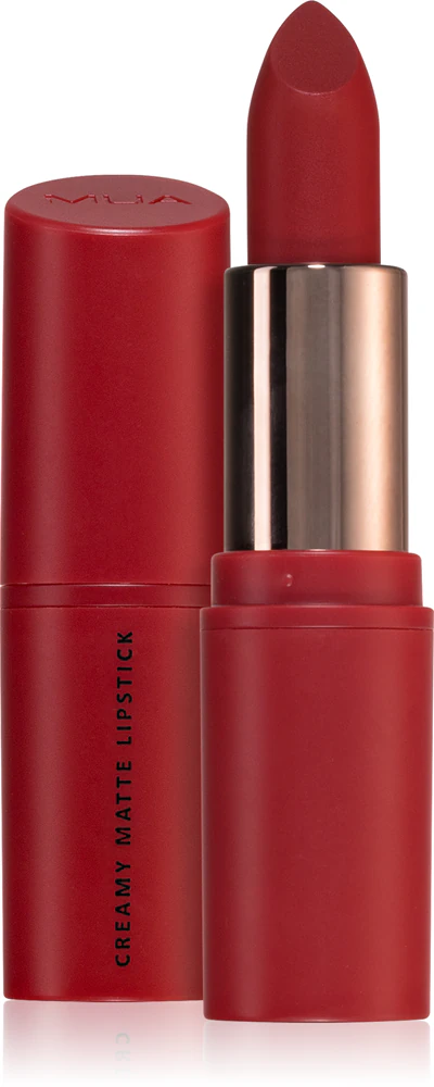MUA Makeup Academy Creamy Matte Creamy lipstick with a matte effect Farbton Razzleberry 3,2 g