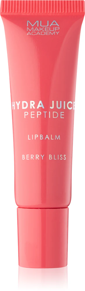 MUA Makeup Academy Hydra-Juice Peptide moisturizing lip balm for increased shine Duft Berry Bliss (Strawberry) 10 ml