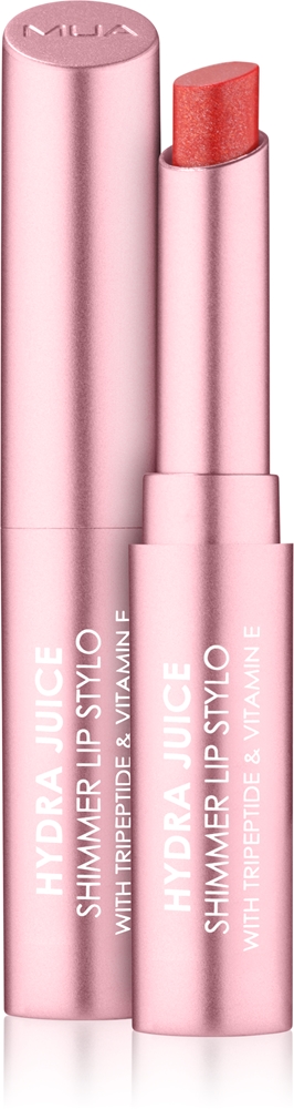 MUA Makeup Academy Hydra Juice Peptide Shimmer Lip Stylo Lipstick with Glitter and Nourishing Effect