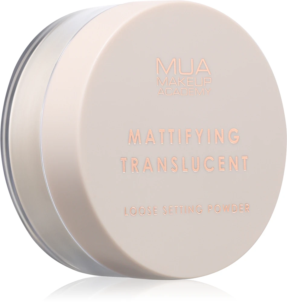 MUA Makeup Academy Matte loose, transparent powder for a matte look