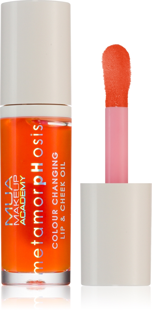 MUA Makeup Academy Metamorphosis Oil lip gloss for lips and cheeks Duft Oh Peachy (Peach) 7 ml