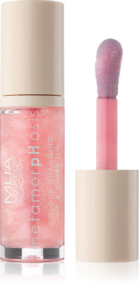 MUA Makeup Academy Metamorphosis Oil lip gloss for lips and cheeks Duft Birthday Cake 7 ml