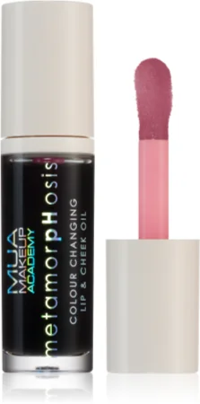 MUA Makeup Academy Metamorphosis Oil lip gloss for lips and cheeks Duft Bubble-Hun (Bubblegum) 7 ml