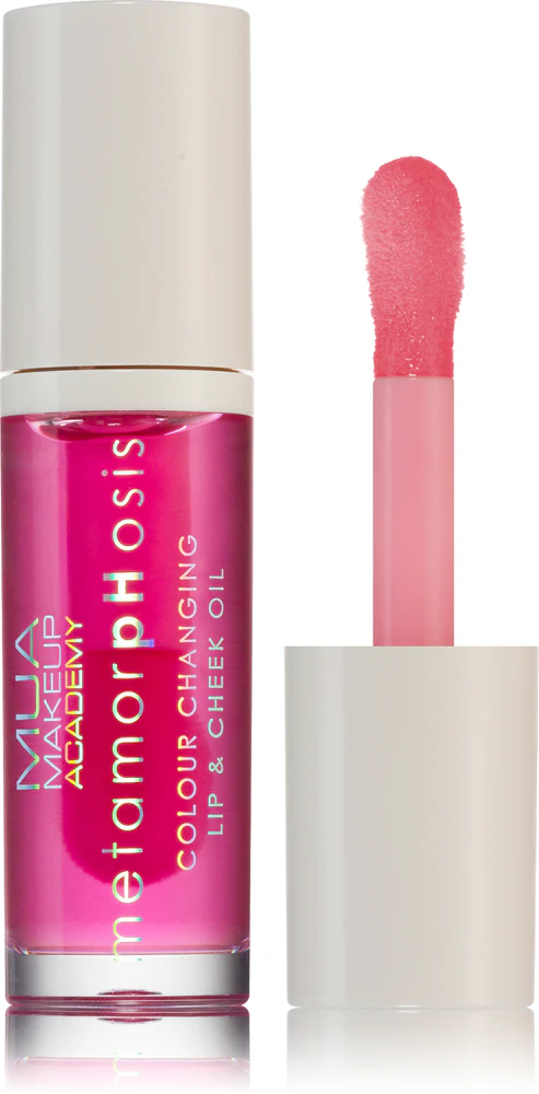 MUA Makeup Academy Metamorphosis Oil lip gloss for lips and cheeks Duft Plump It Up (Mint) 7 ml