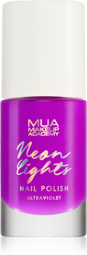 MUA Makeup Academy Neon Lights neon nail polish Farbton Current 8 ml