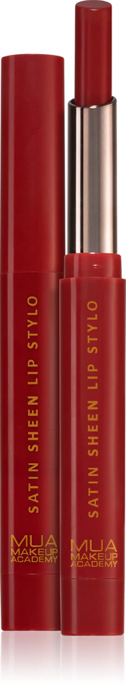 MUA Makeup Academy Satin Sheen Satin Lipstick Farbton Razzleberry 1,5 g