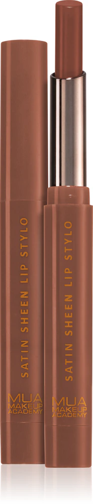 MUA Makeup Academy Satin Sheen Satin Lipstick Farbton Heroic 1,5 g