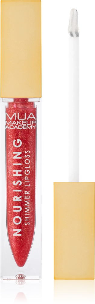 MUA Makeup Academy Virtual Glow Nourishing lip gloss for shimmering shine Farbton Metaversal Coral 6,5 ml