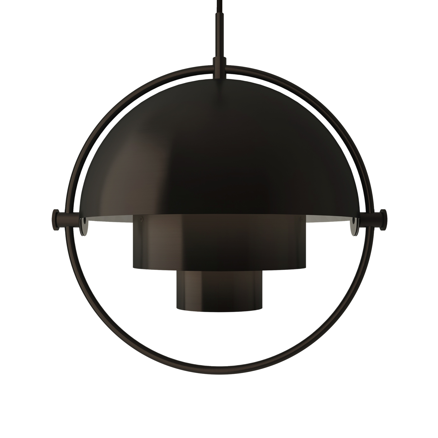 gubi Multi-Lite Pendant Light Small, Antique Brass