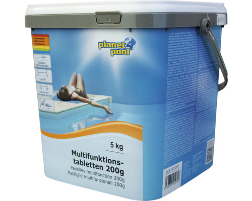 Multifunctional tablets Planet Pool 200g/piece 5 kg
