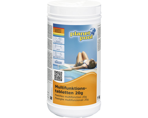 Multifunctional tablets Planet Pool 20g/piece 1 kg