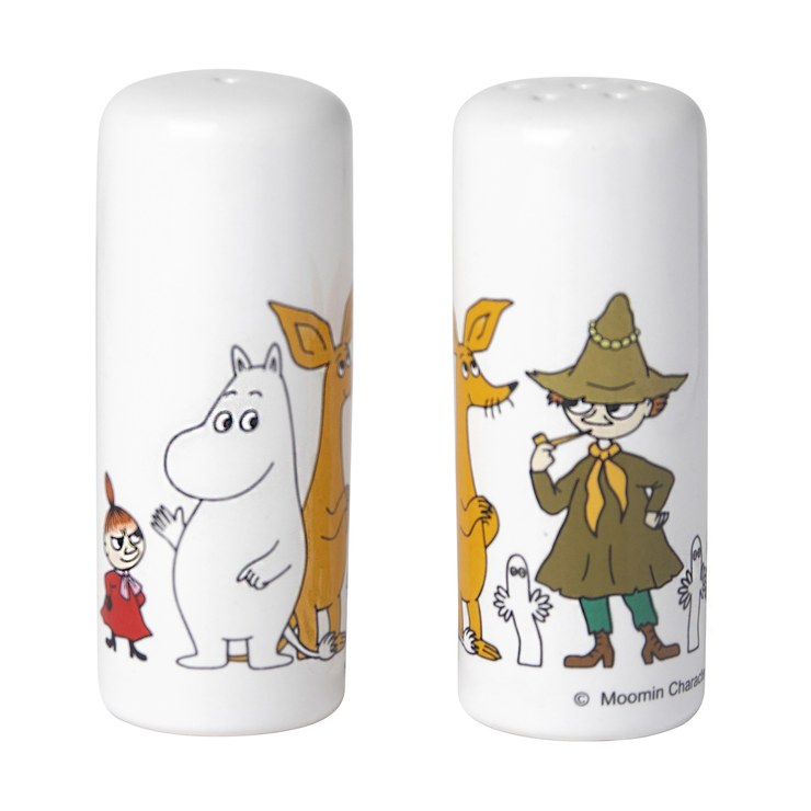 Pluto Design Moomin friends salt & pepper shakers
