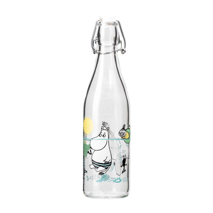 muurla Mumin glass bottle 0.5 l
