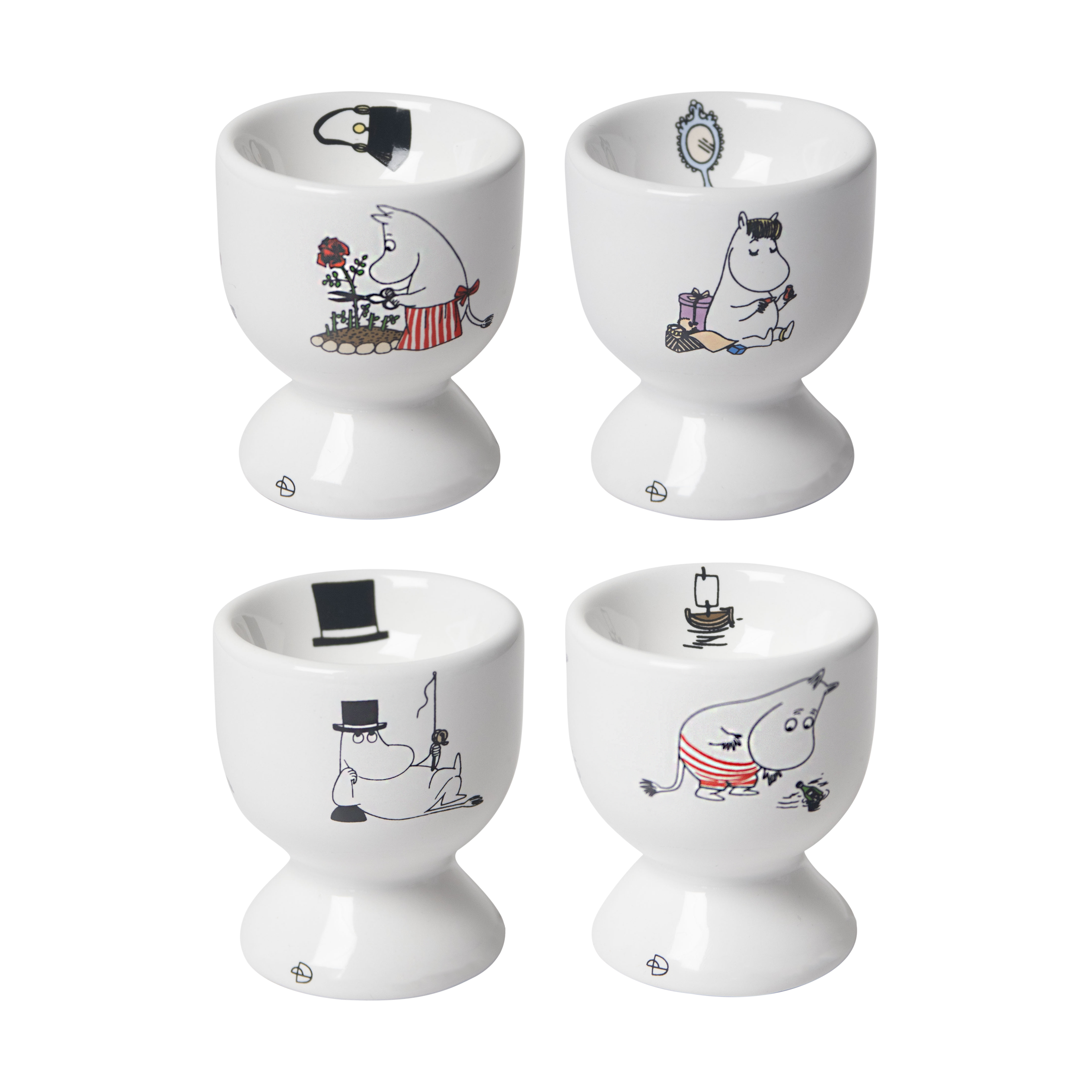 Moomin joy egg cups 4 pieces