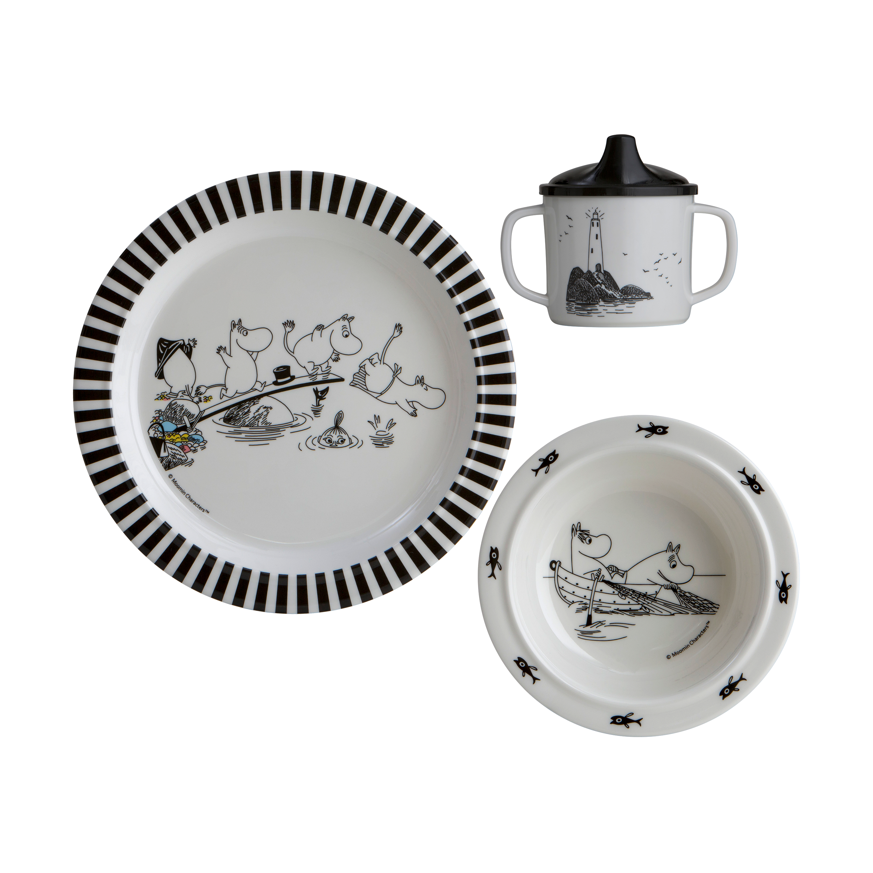 Rätt Start Moomin Water & Bath Children's Service 3 Pieces