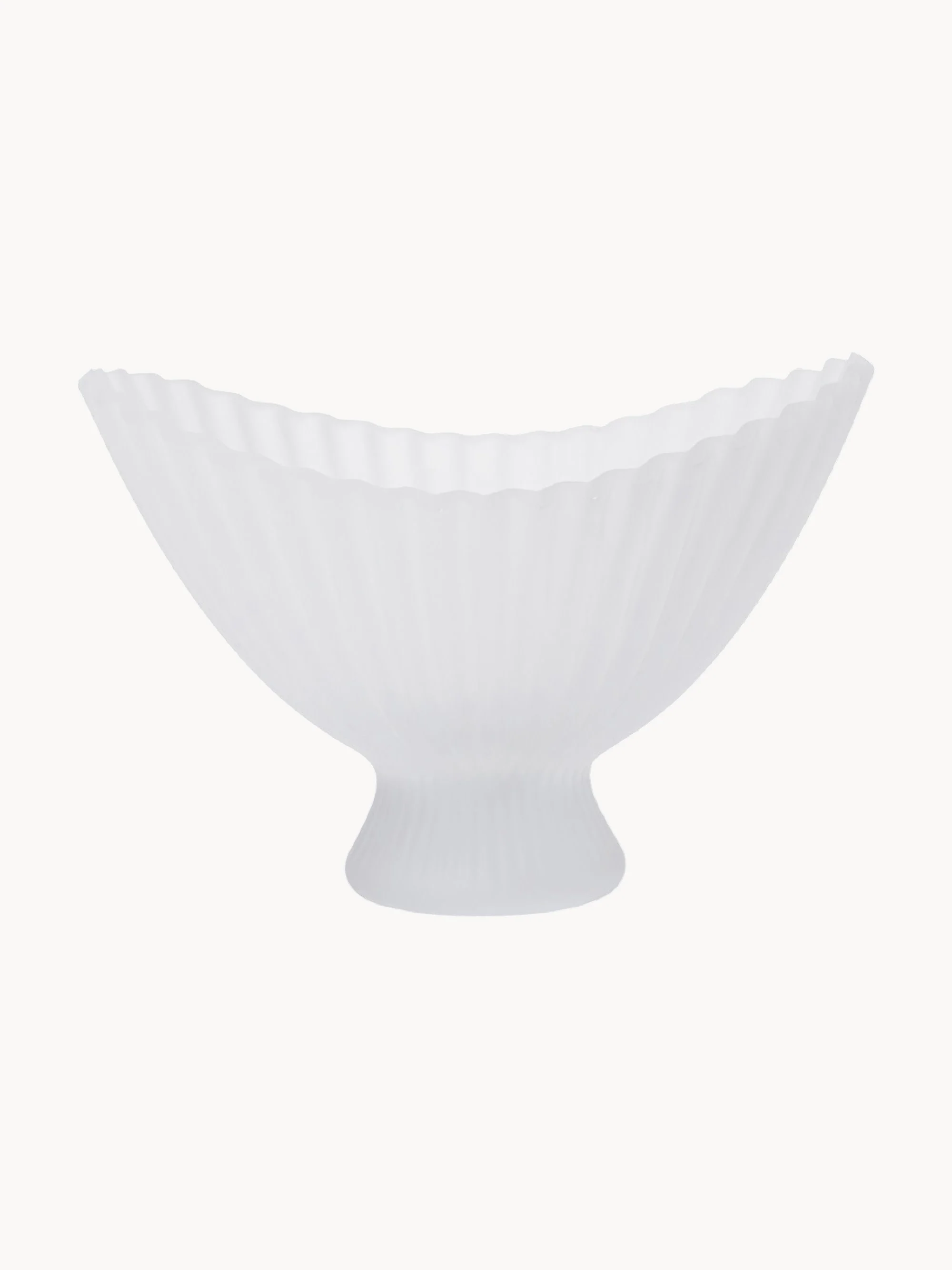 Ferm Living Mouth-blown decorative bowl Fountain, W 28 cm, Semi-transparent