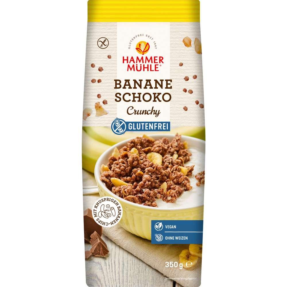 Hammermühle Muesli Crunchy, Banana/Chocolate, Gluten-free