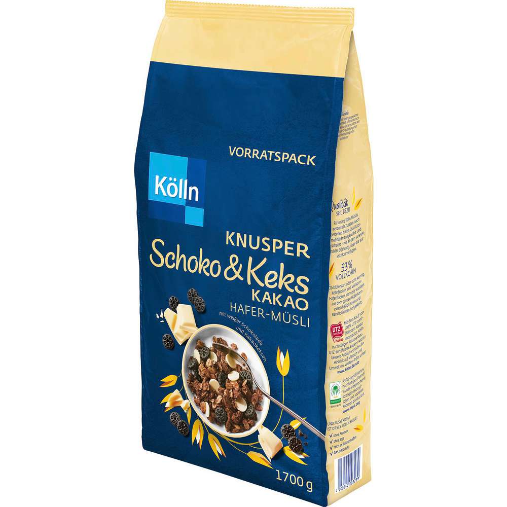 Kölln Muesli Crunchy, Chocolate & Cookie Cocoa