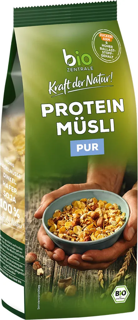 Importhaus Wilms/Impuls Pure Protein Muesli - Satisfying, Powerful and Delicious - Sugar-Free 375g