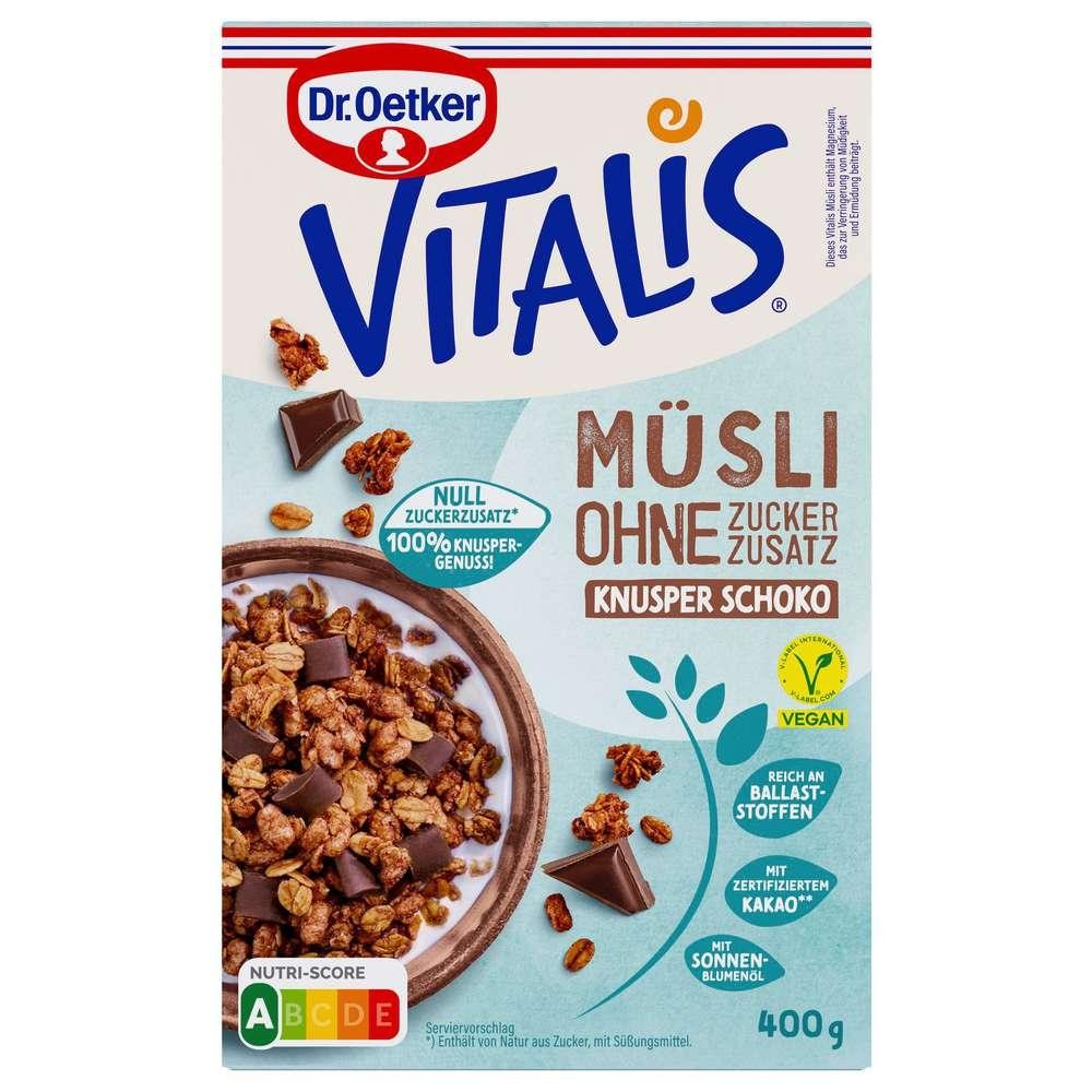 Dr. Oetker Muesli Vitalis, crunchy chocolate