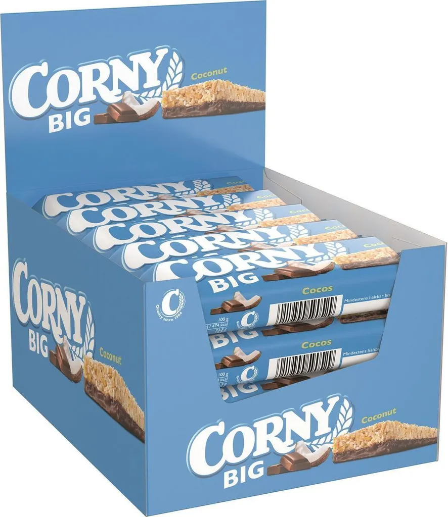 Schwartau Werke Corny BIG Coconut Muesli Bar 24x50g