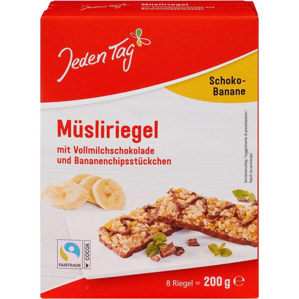 Jeden Tag Muesli bar, chocolate banana
