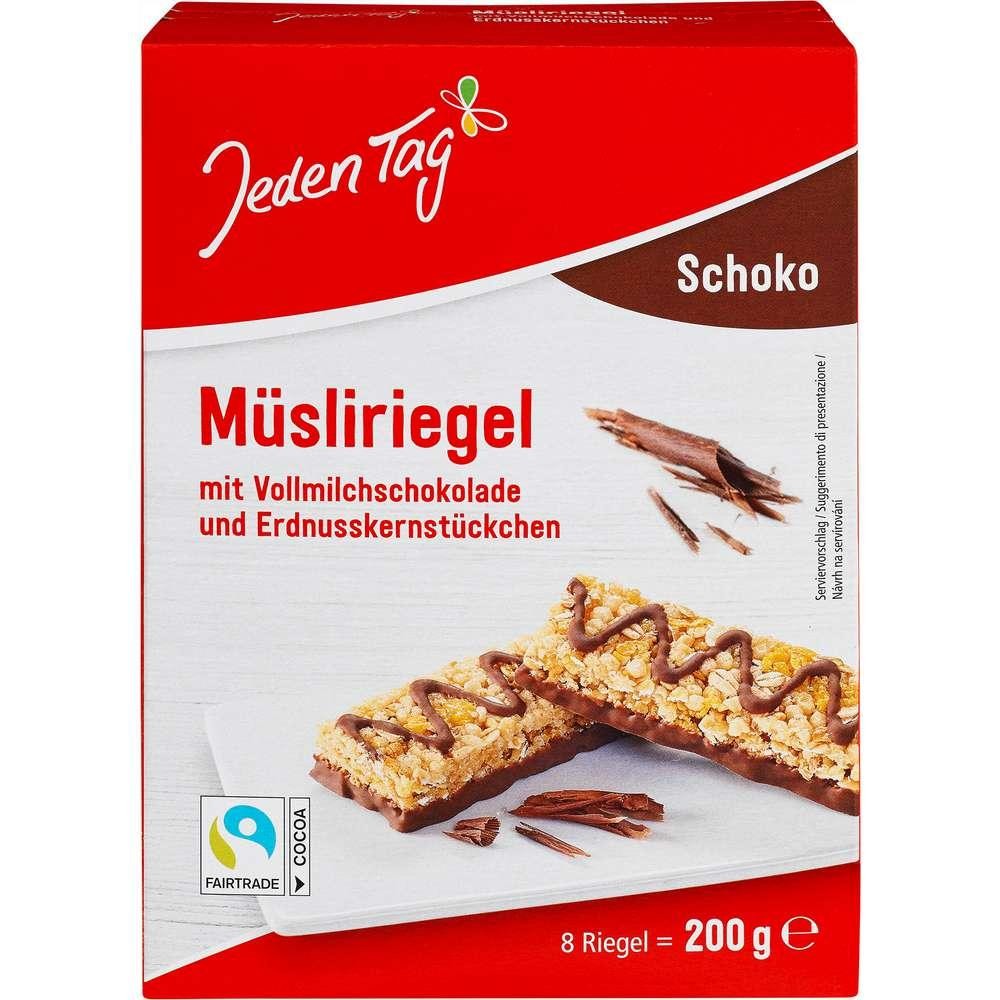 Jeden Tag Muesli bars, chocolate