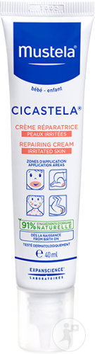 Mustela Baby Cicastela Regenerating Moisturizer For Irritated Skin Tube 40ml