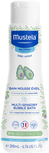Mustela Baby Awakening Bath Foam 200ml