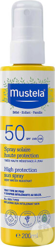 Mustela Baby Child Family Sun Spray High Protection SPF50 Spray 200ml