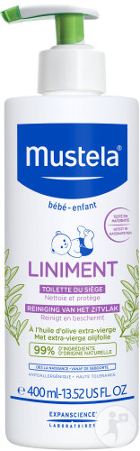 Mustela Baby Liniment pump bottle 400ml