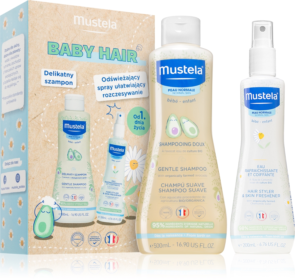 Mustela Bébé Baby Hair Gift Set (for children from birth)