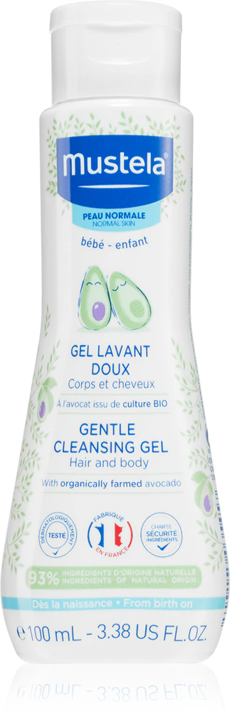 Mustela Bébé Bain hair and body cleansing gel for children 100 ml